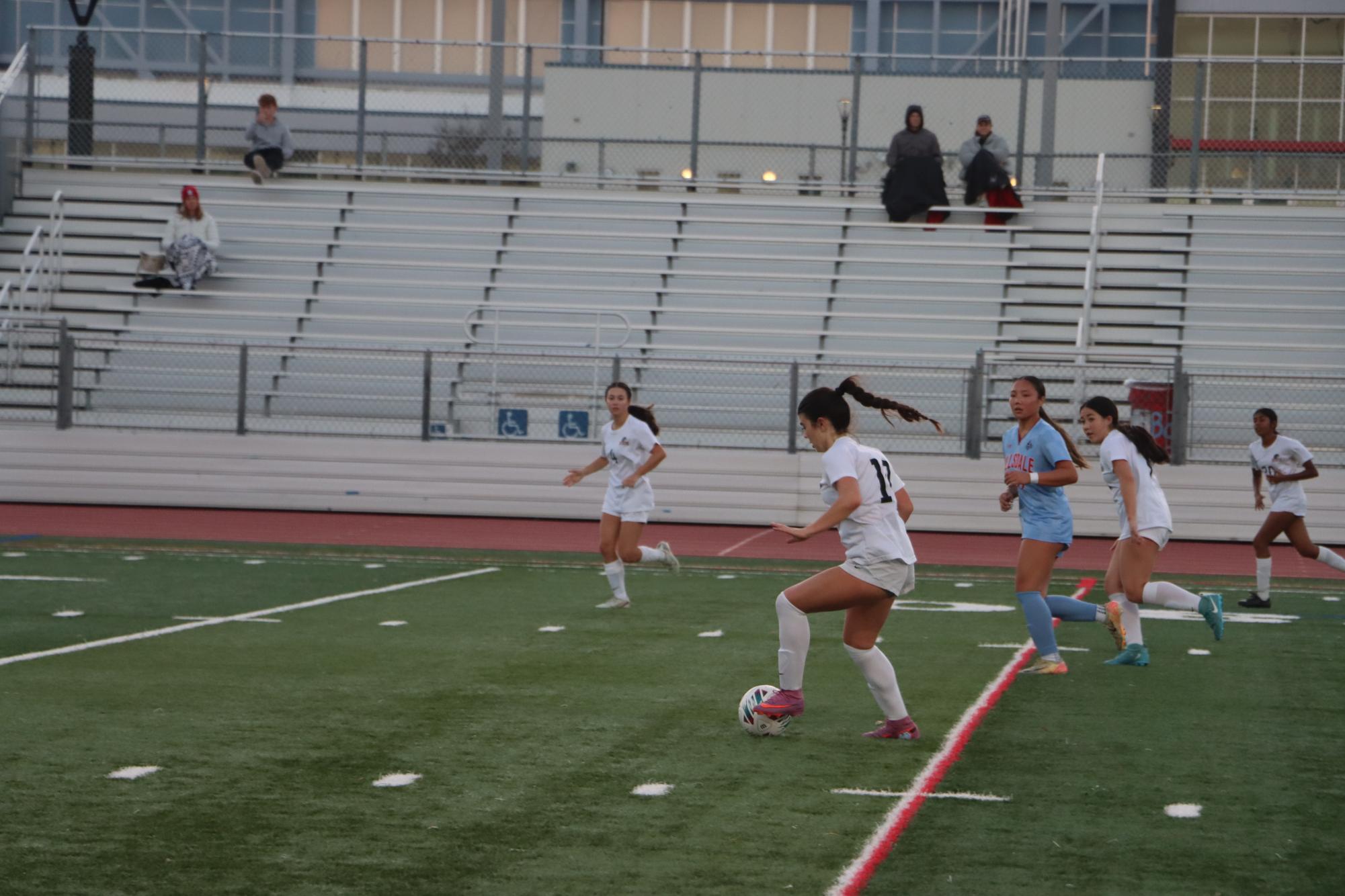 Girls’ soccer suffers difficult loss against Hillsdale