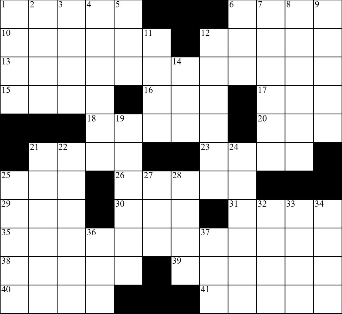 February Issue Crossword