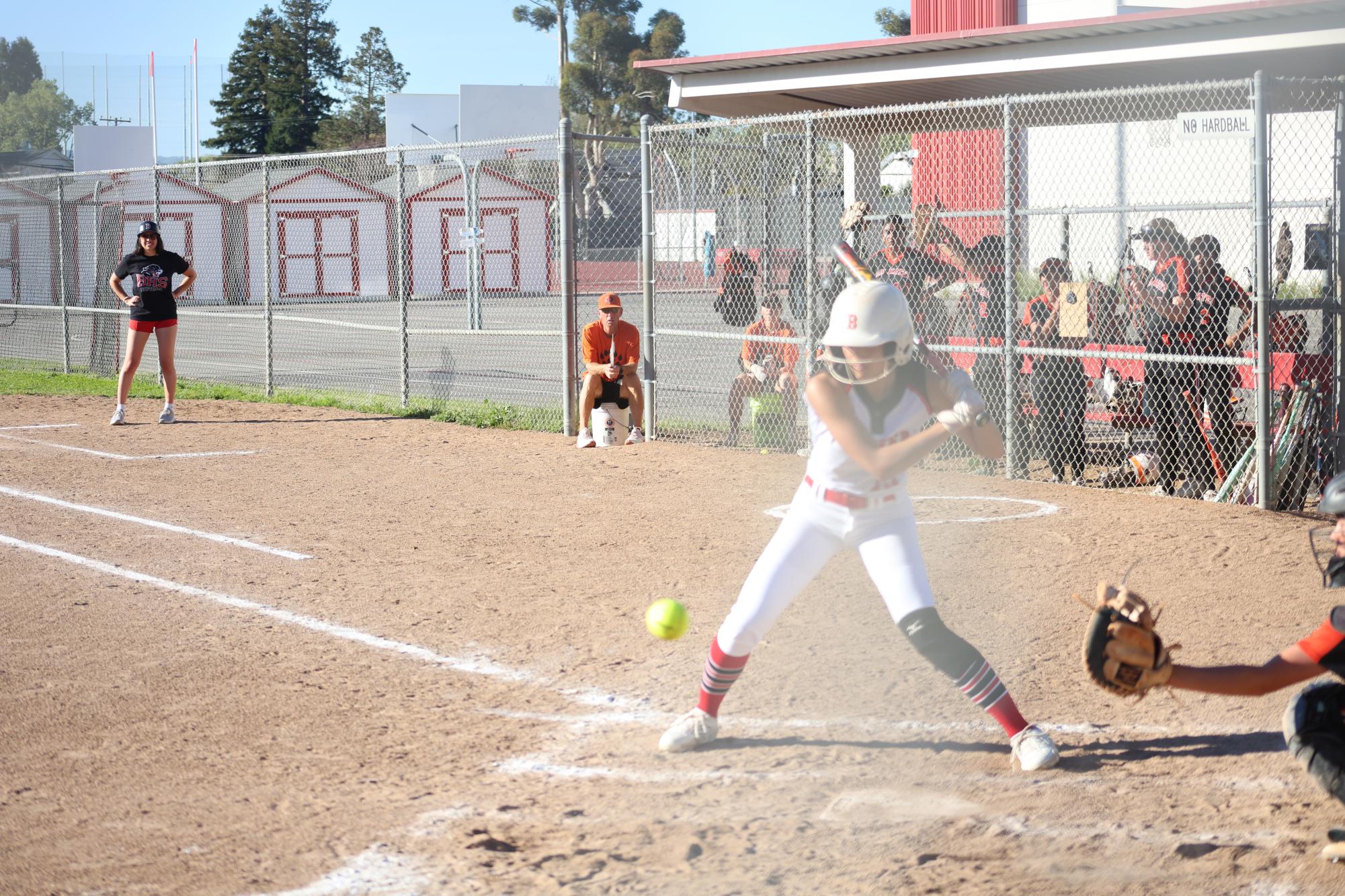 Softball dominates rival San Mateo 14-4