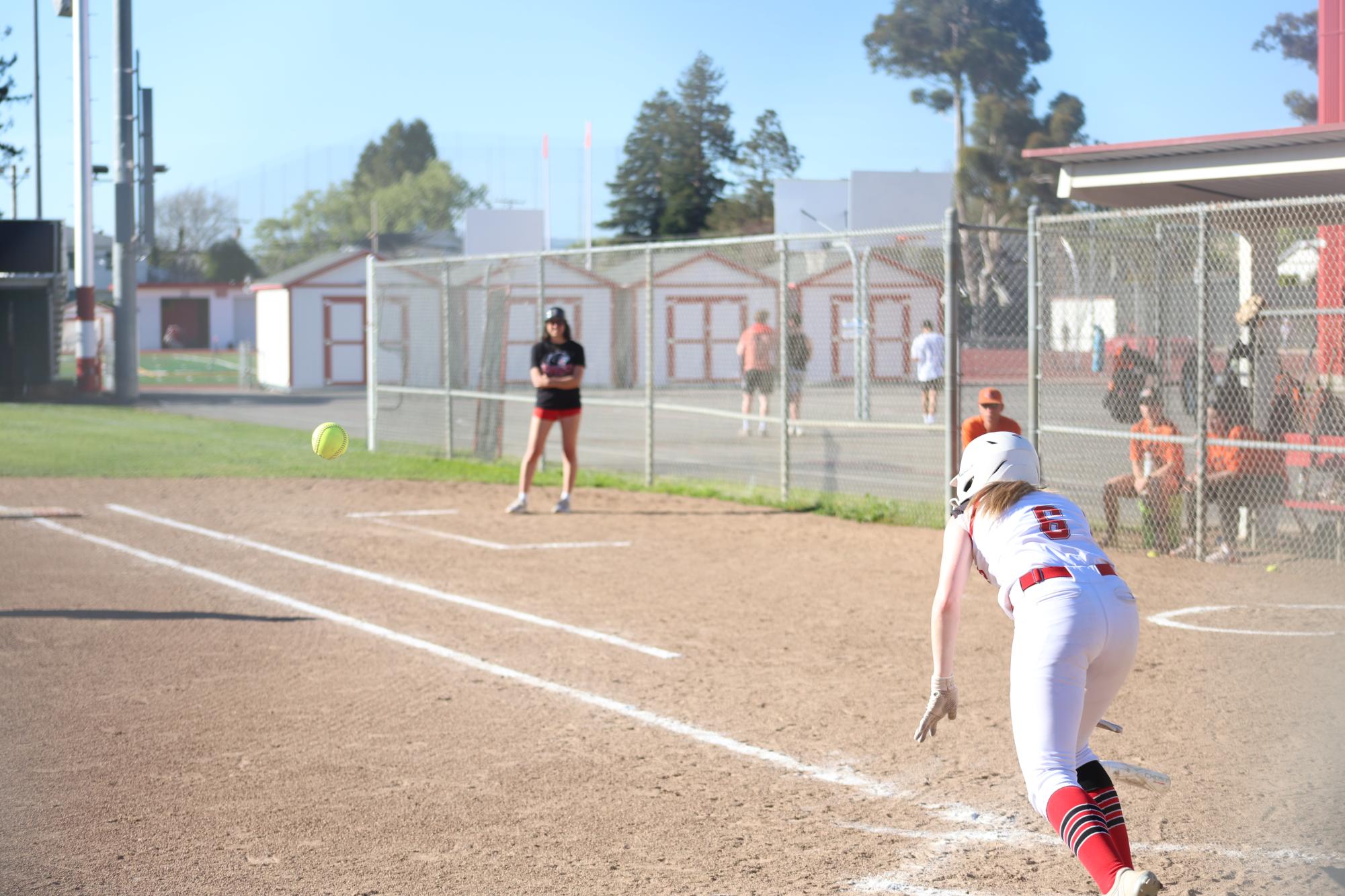 Softball dominates rival San Mateo 14-4