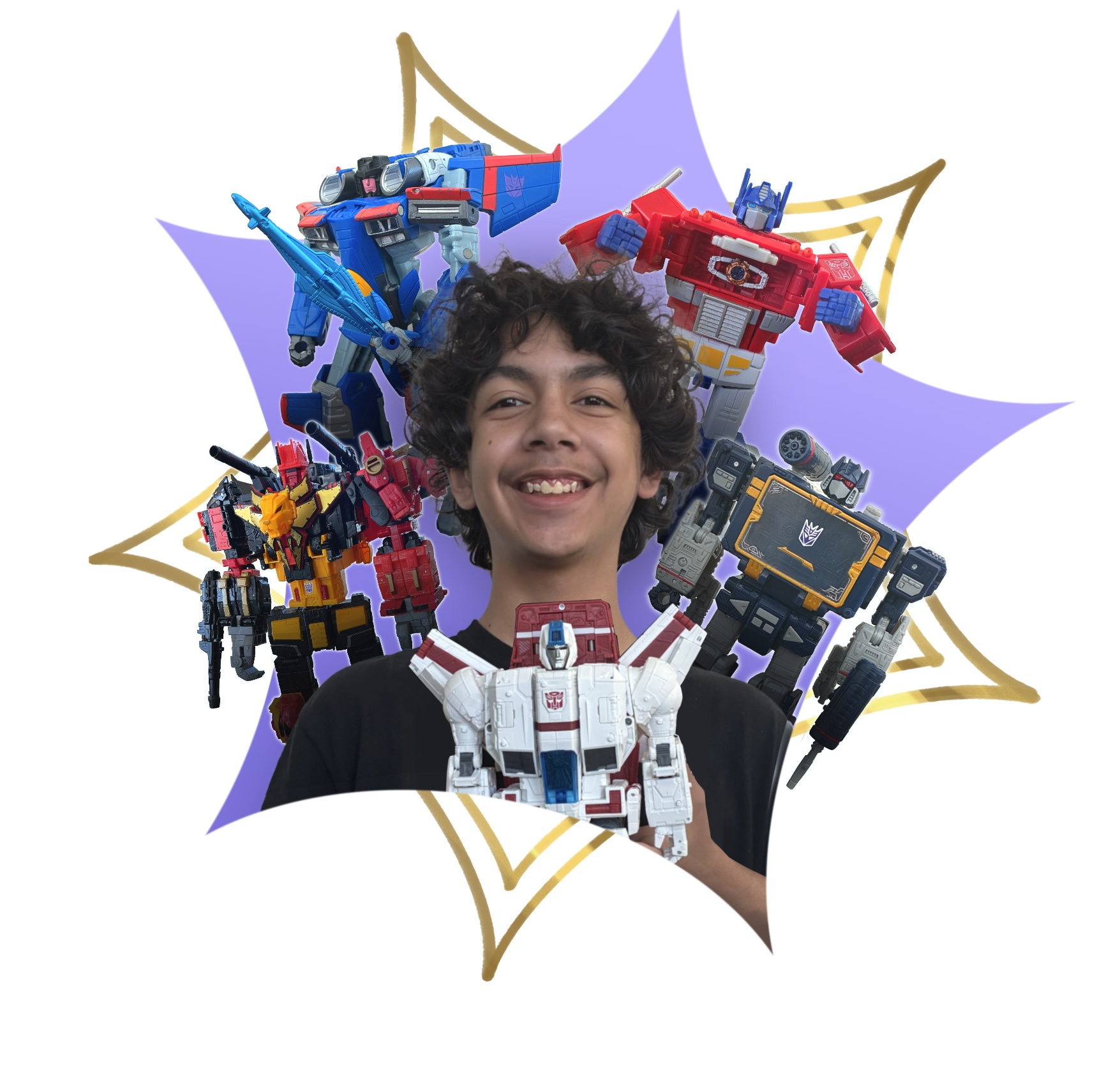 Sophomore Dominik Quijano has amassed a collection of over 100 Transformers figurines since fourth grade.