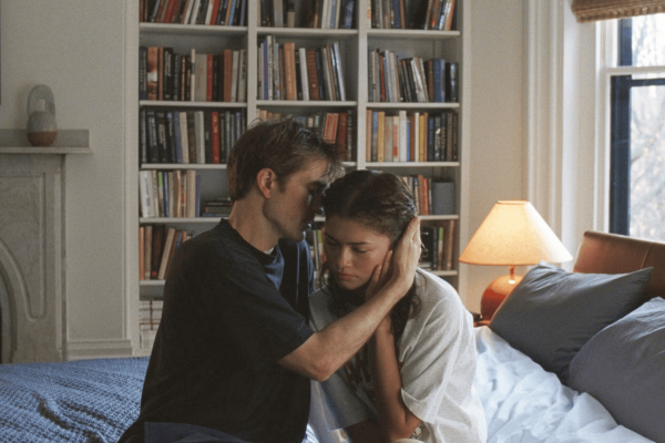 Emma Harwood (Zendaya) and Charlie Thompson (Robert Pattinson) prepare for their wedding in the week leading up to the ceremony, until a hidden secret is revealed, complicating everything and threatening to unravel their relationship. Photo courtesy of A24