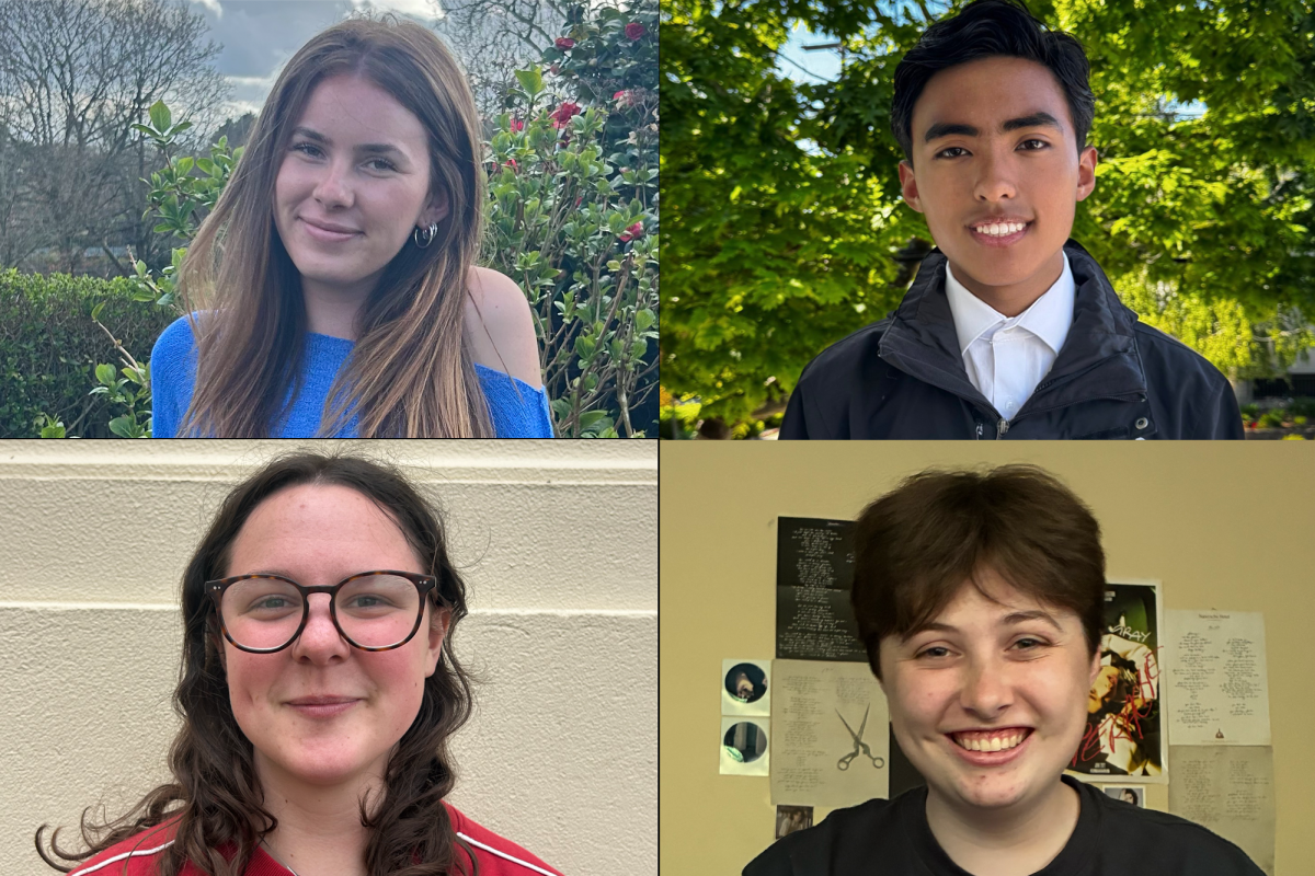 Brosnan, Acoba, French-Evans and Nash will all be attending universities outside of the United States to further their academic studies and experience life in different countries. Photos by Abby Zarahn and Audrey Wei. Photo courtesy of Jian Acoba. Photo courtesy of Chloe French-Evans.